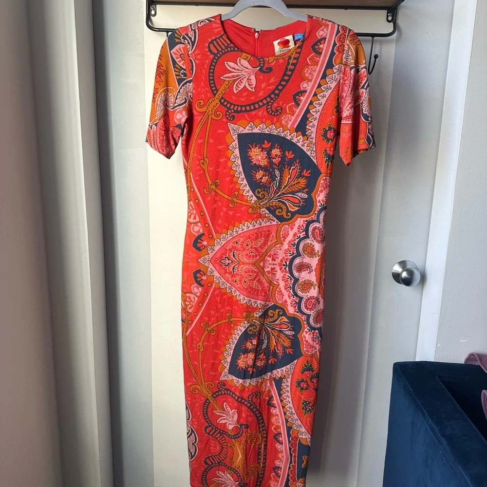 FARM Rio Giannina Knit Midi Dress NWT - Picture 3 of 7